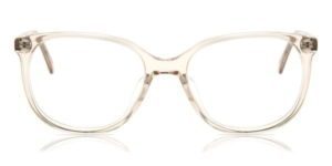 transparent frame glasses