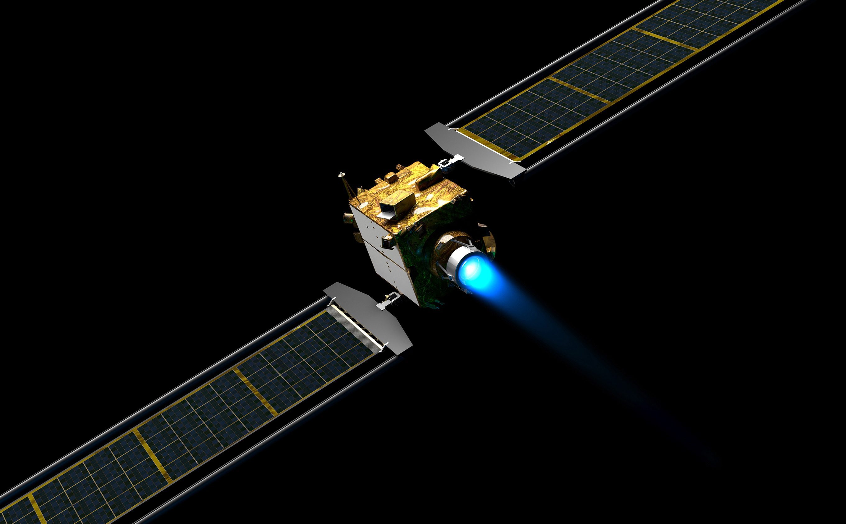 illustration of the DART spacecraft