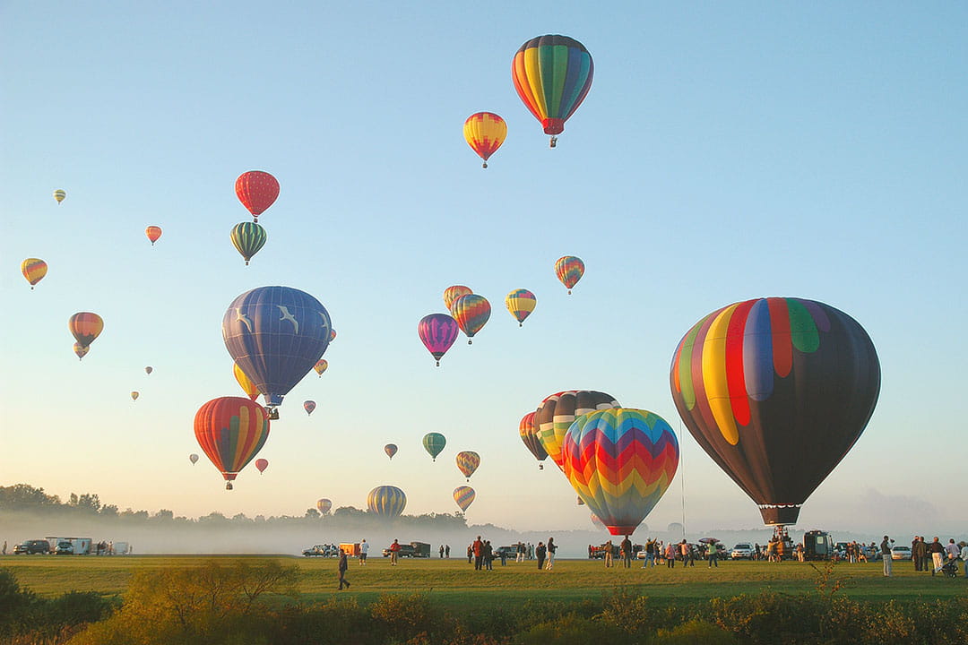Adirondack Balloon Festival in Glen Falls NY + 15 Best Places to Visit in September in USA