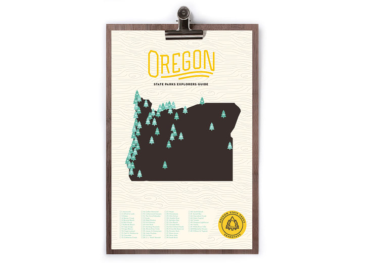 Oregon State Parks Map + Checklist (25 Best Gifts for Adventurers) // localadventurer.com