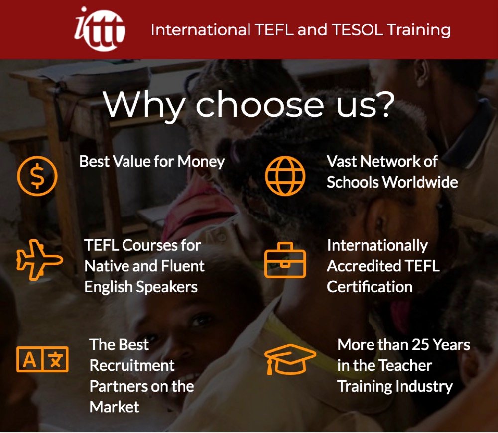 reasons to choose ITTT tefl