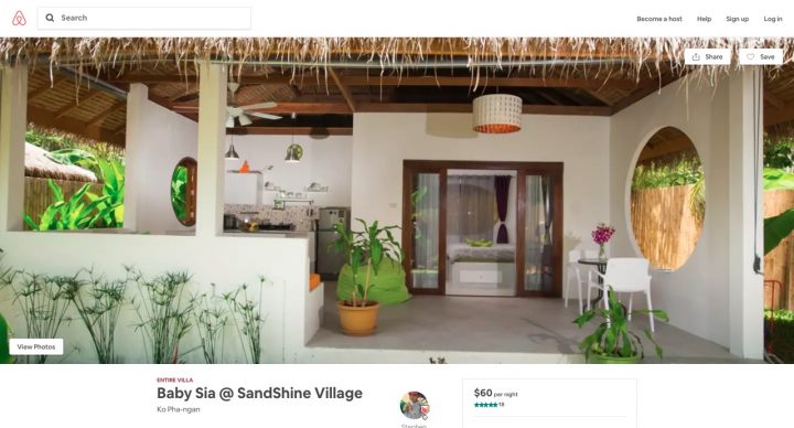 Airbnb Villa Koh Phangan
