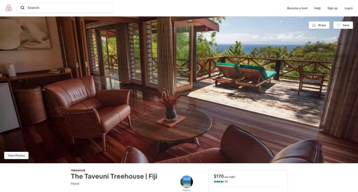 Airbnb Tree House Fiji No Airbnb Discount Long Stay