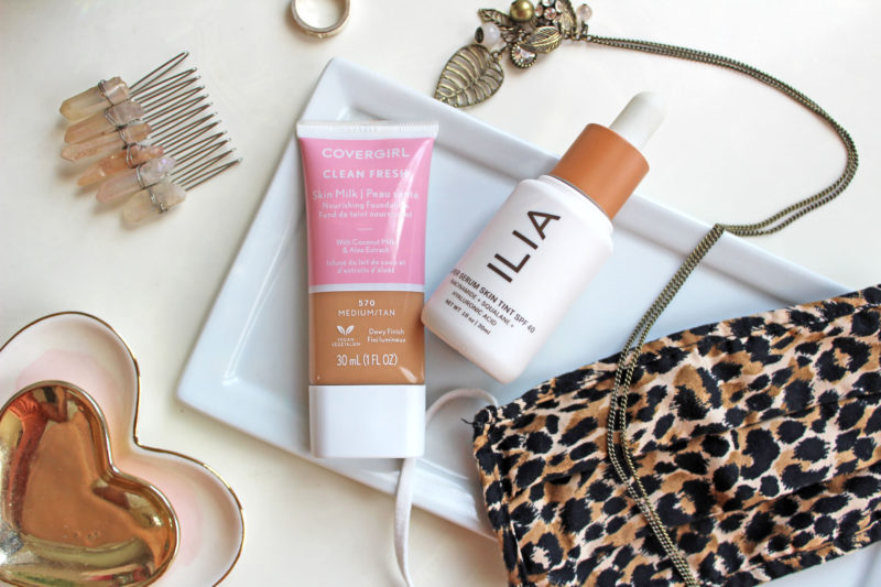 Best cruelty free foundation to wear during quarantine or with a mask - CoverGirl and Ilia