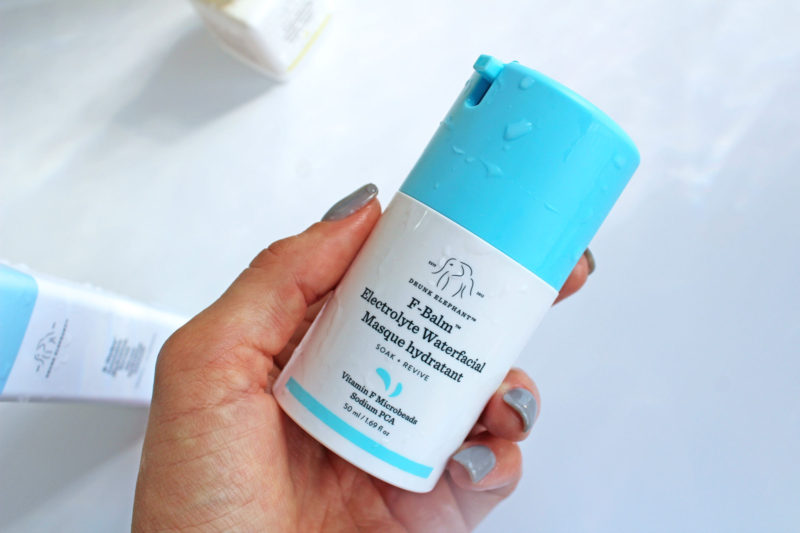 Drunk Elephant F Balm Electrolyte Waterfacial Masque Review