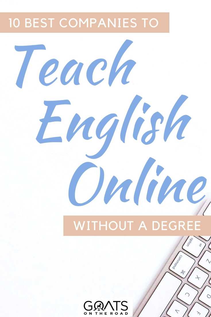 “10 Best Companies To Teach English Online Without A Degree