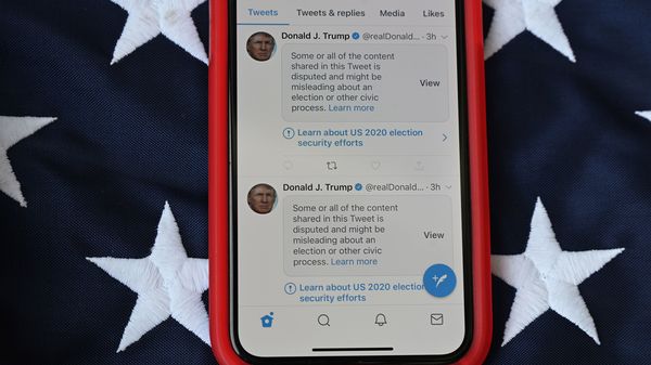 Twitter hid some tweets, including many from President Donald Trump, behind labels warning users they contained disputed or misleading information about the election.