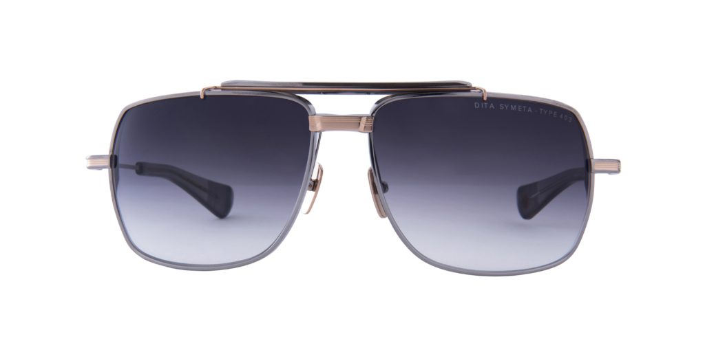 DITA Symeta Type-403 Black Iron/Yellow Gray Sunglasses 