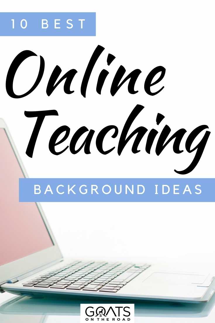“10 Best Online Teaching Background Ideas