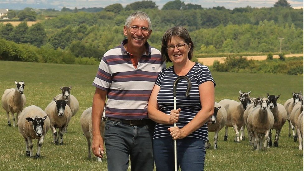 Bryan Griffiths with his wife Liz