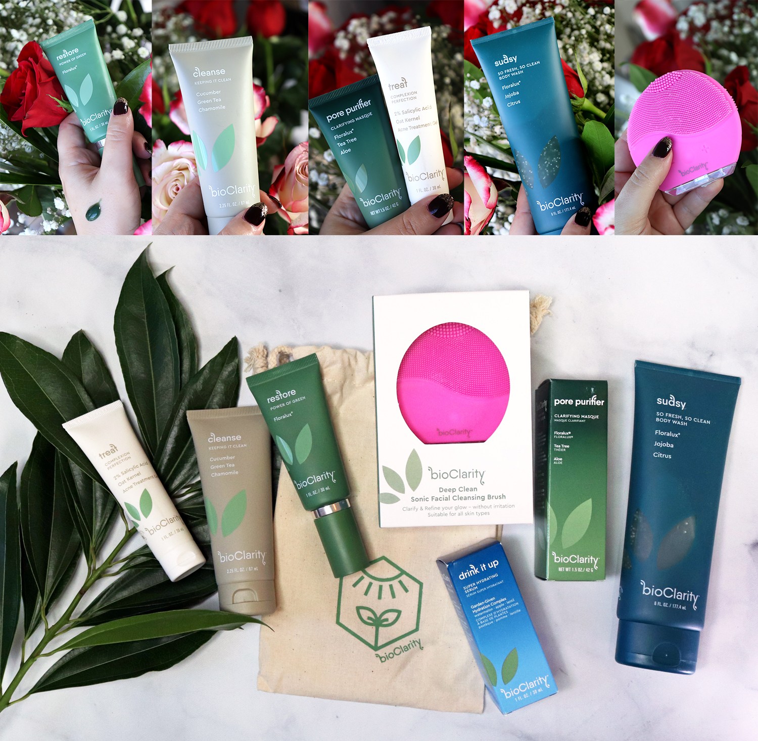Cruelty Free Holiday Gift Guide 2020 - BioClarity skincare Bye Bye Blemish Bundle