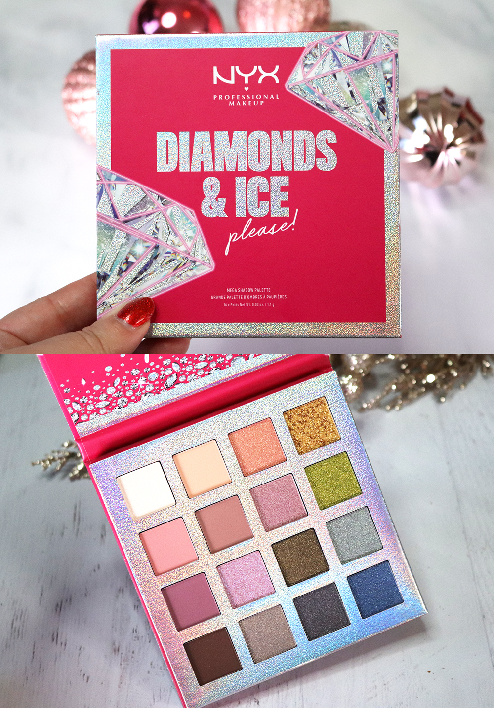Cruelty Free Holiday Gift Guide 2020 - NYX Diamonds and Ice Please palette