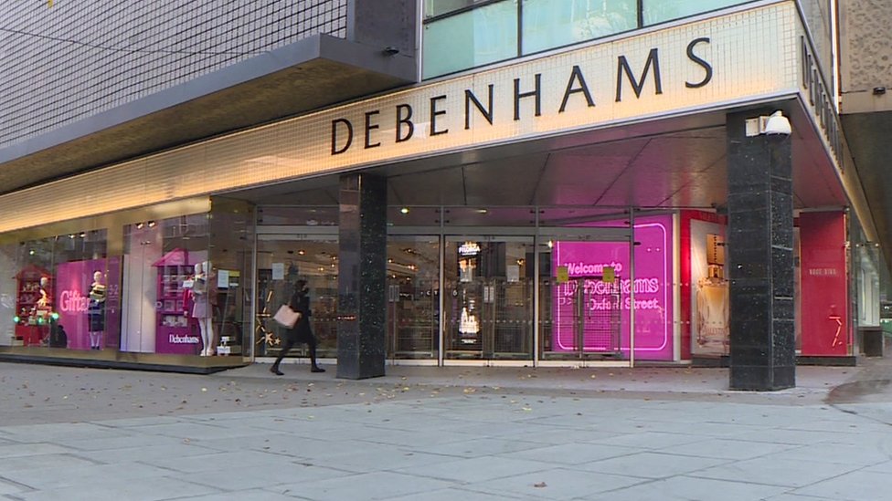 Debenhams in Oxford Street