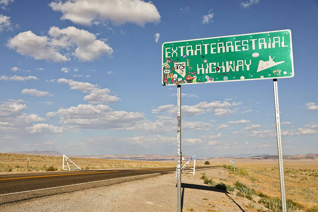 Extraterrestrial Highway Sign