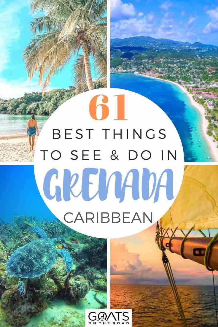 grenada highlights with text overlay 61 best things to do