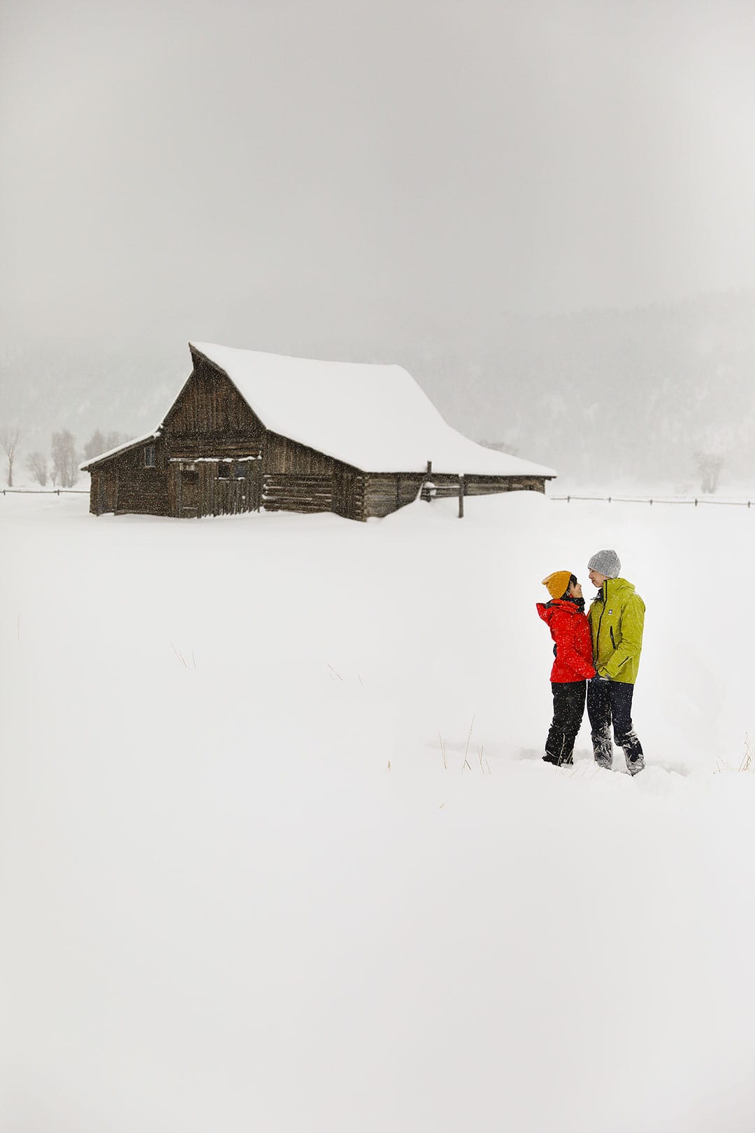 Moulton Barn Winter