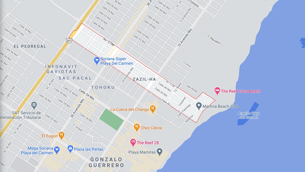 best neighbourhood in playa del carmen zazil ha