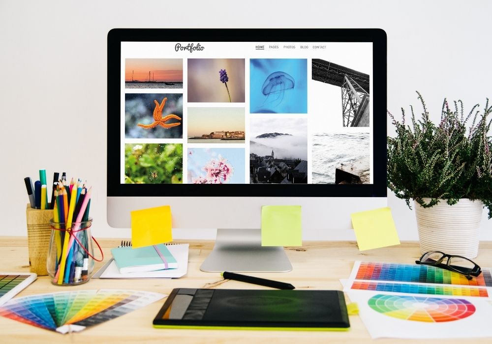 create a portfolio when you're learning how to start freelancing with no experience