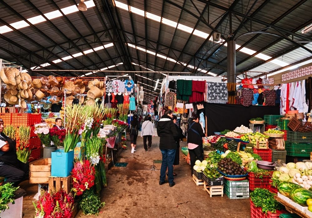 explore the public market in Puebla City