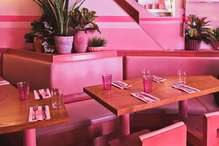 Pietro Nolita - Pink Restaurant in NYC + 25 NYC Instagram Spots You Should See on Your Next Visit // Local Adventurer #nyc #pink #nolita #newyork #newyorkcity #manhattan #instagram #photography #ny #usa