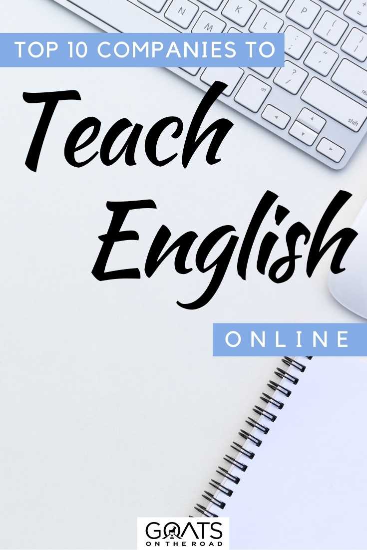 “Top 10 Companies To Teach English Online