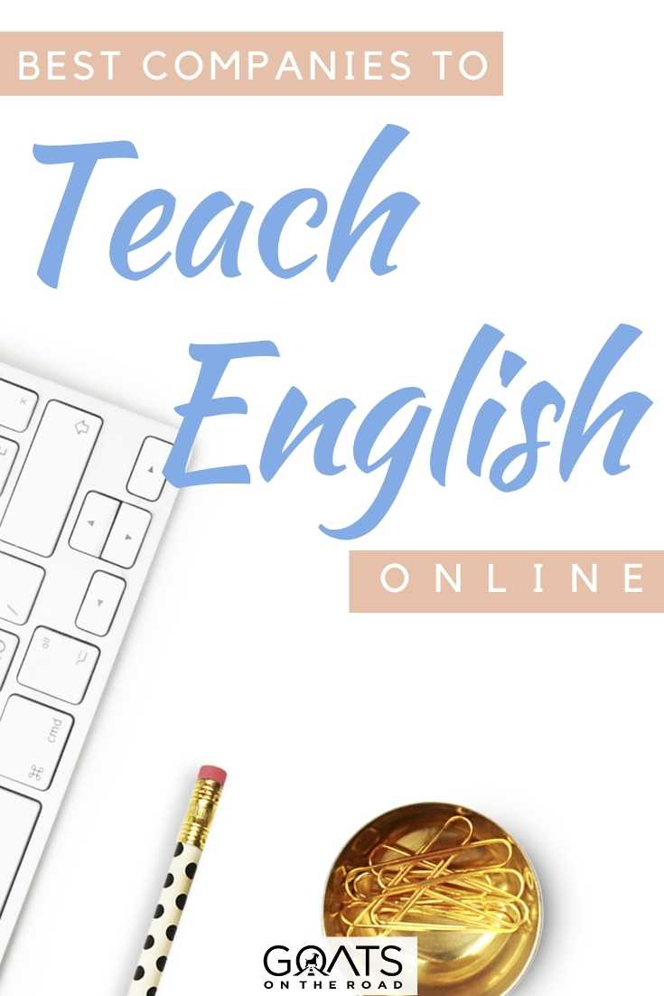 “Best Companies to Teach English Online