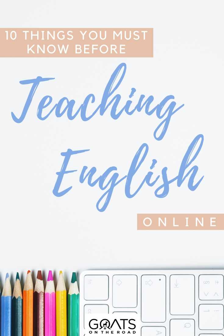 “10 Things You Must Know Before Teaching English Online