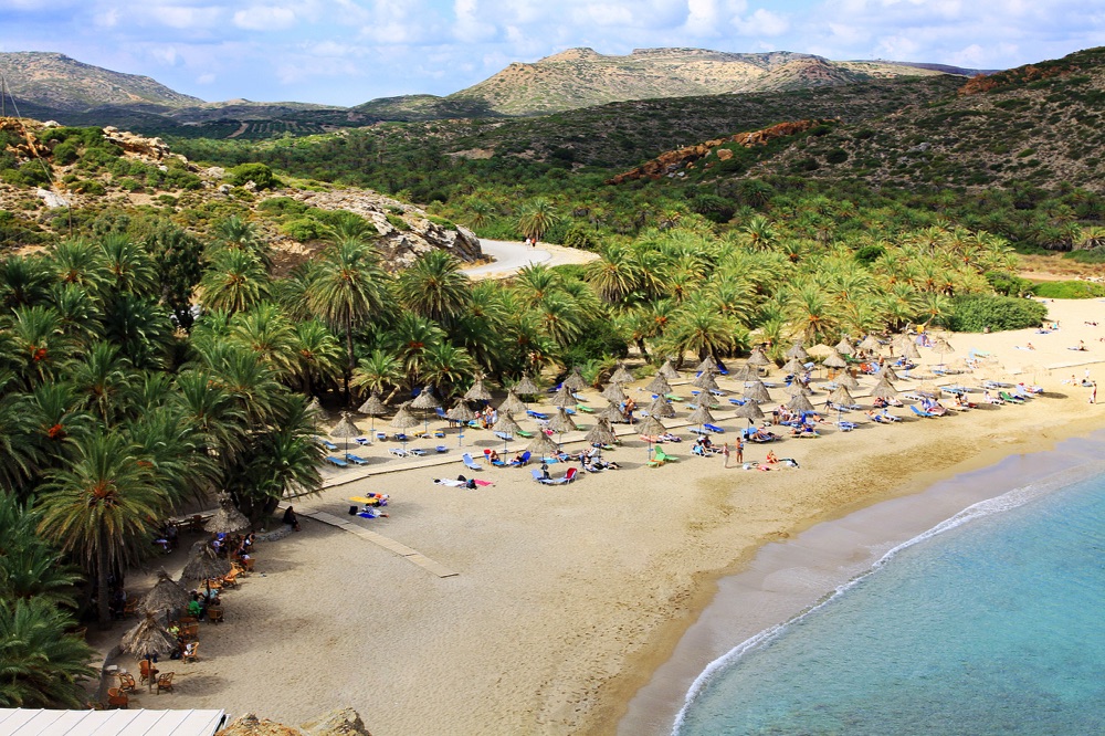 vai beach in crete