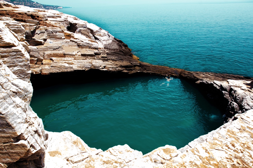 giola swimming hole thassos