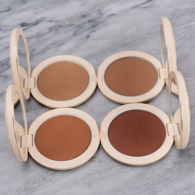 Dior Summer 2021 Swatches: Natural Bronzers + Eyeshadow Palettes