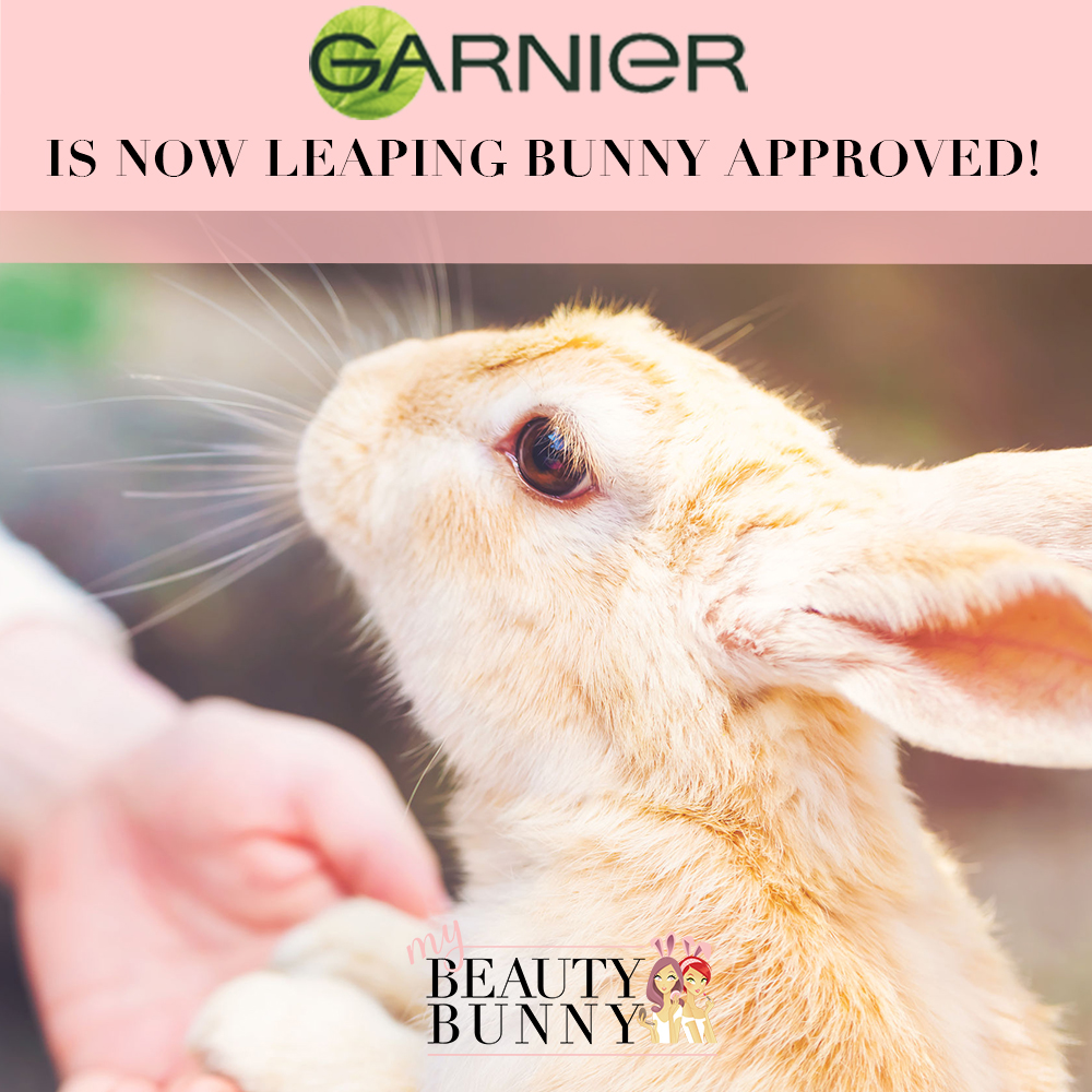 Garnier is Leaping Bunny approved cruelty free