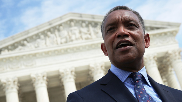 District of Columbia Attorney General Karl Racine, seen here in 2019, announced Tuesday that Washington is suing Amazon for alleged antitrust violations.