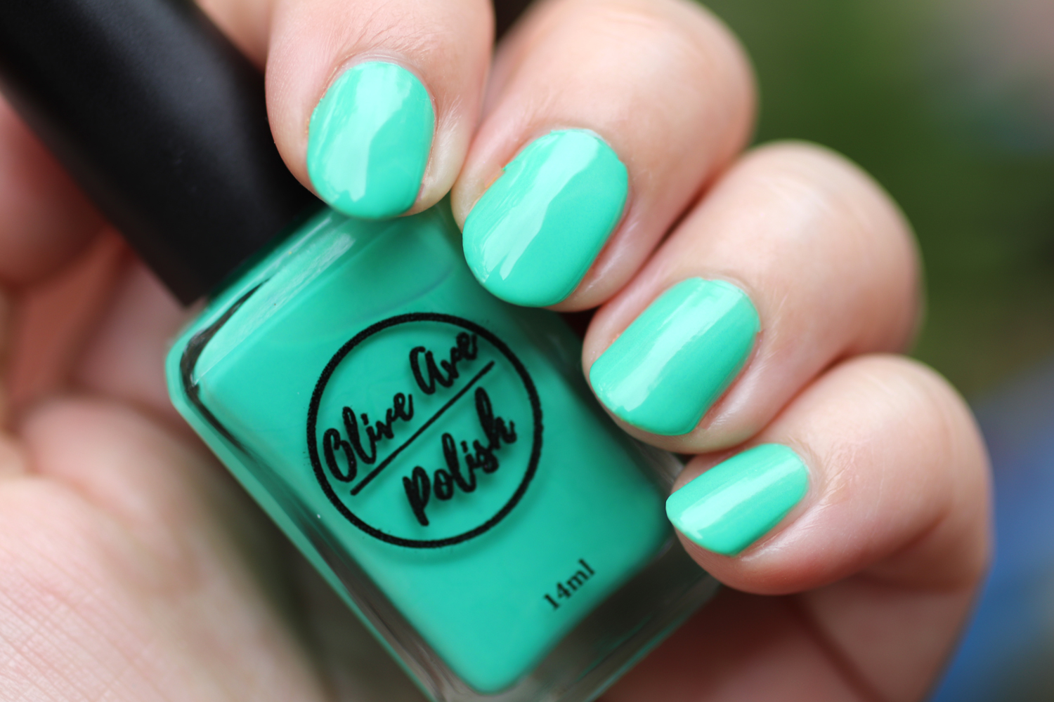 Palm Trees light green nail polish by Olive Ave