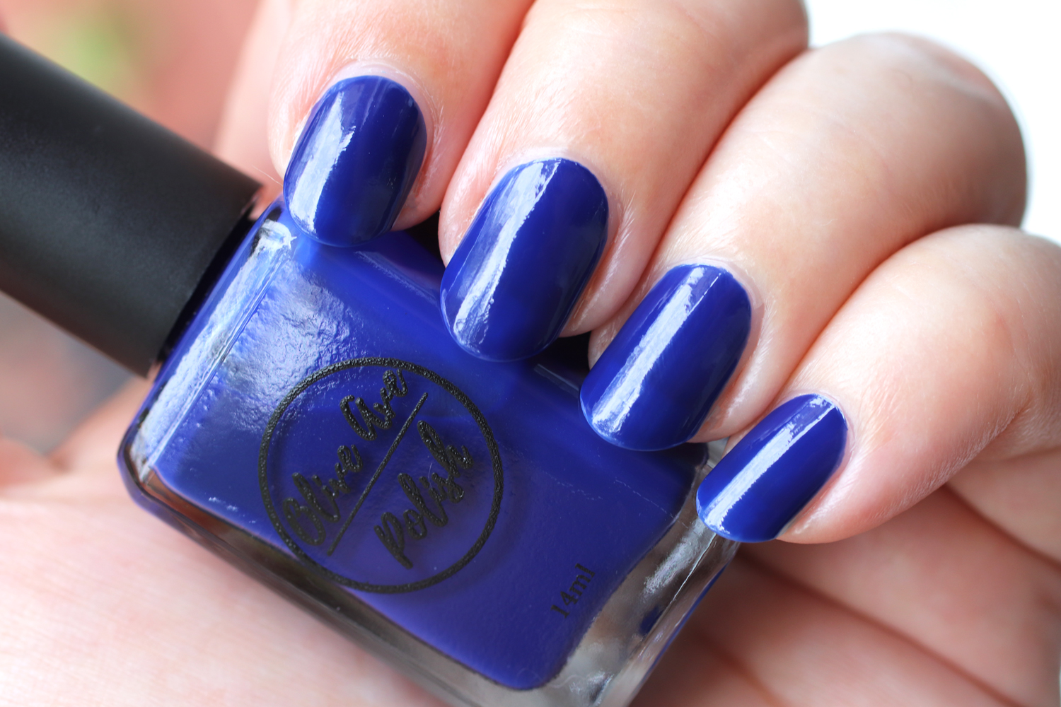 Teddy deep royal blue nail polish by Olive Ave