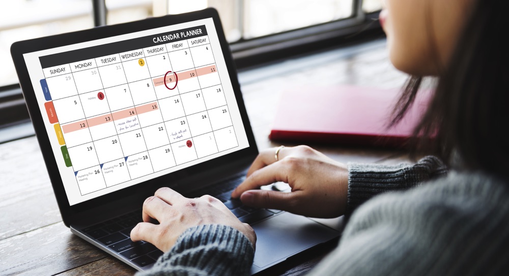 time management for freelancers use a calendar