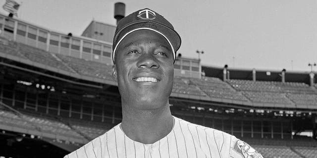Minnesota Twins  pitcher Jim "Mudcat" Grant is seen June 21, 1964. (Associated Press)
