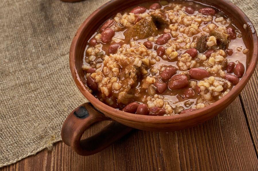 red beans and rice meal in new orleans