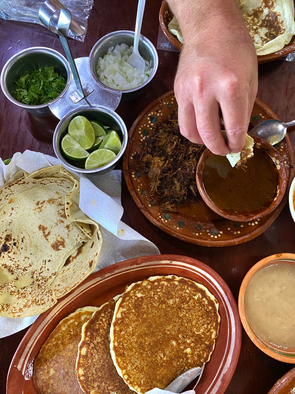 food in the valley de guadalupe mexico