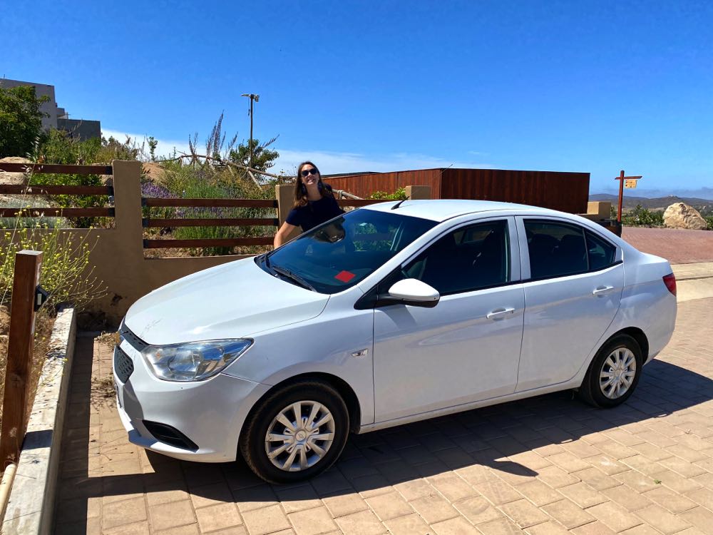 renting a car in the valle de guadalupe