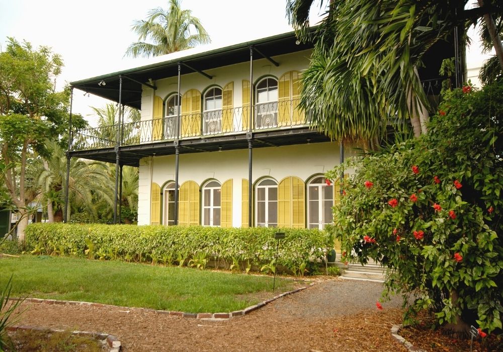 visiting Ernest Hemingway House, Key West, Florida