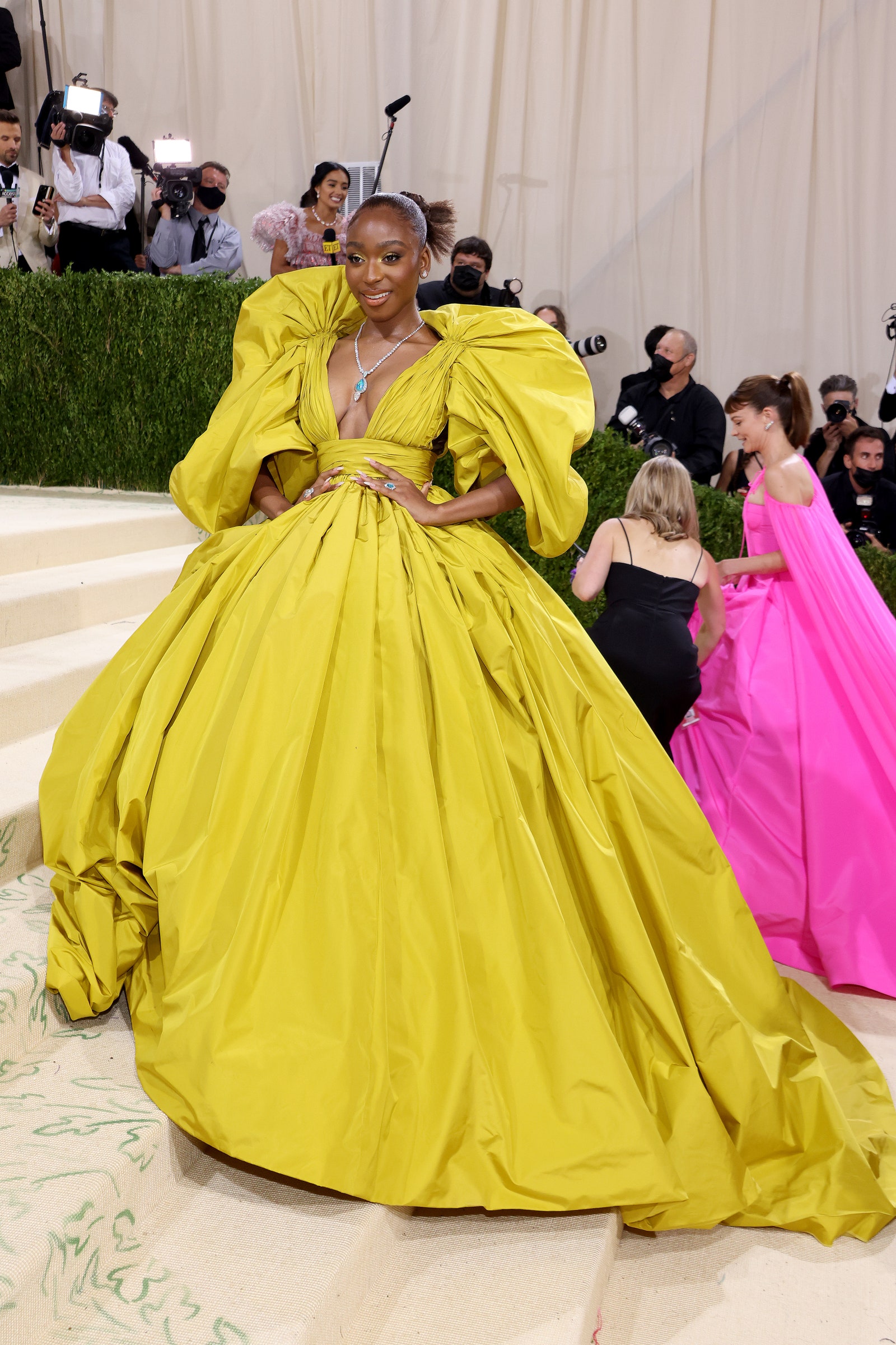 NEW YORK NEW YORK SEPTEMBER 13 Normani attends The 2021 Met Gala Celebrating In America A Lexicon Of Fashion at...