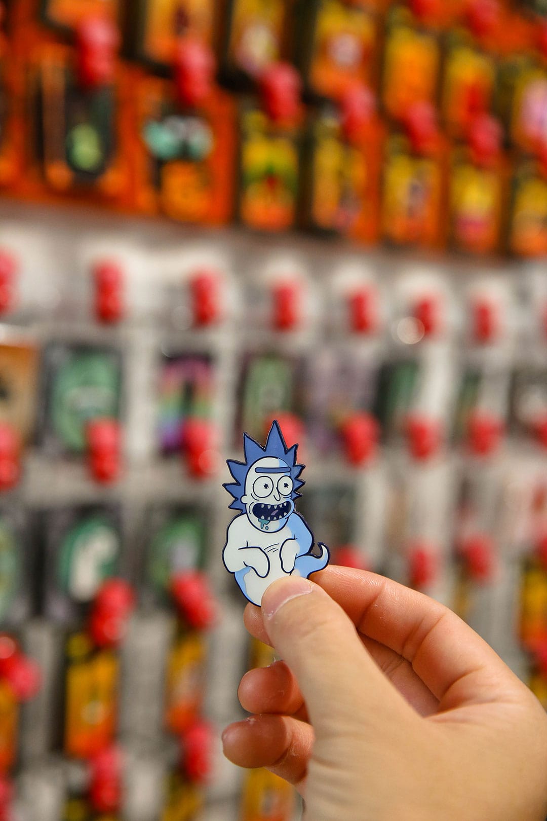 rick and morty pins at house of 1000 pins