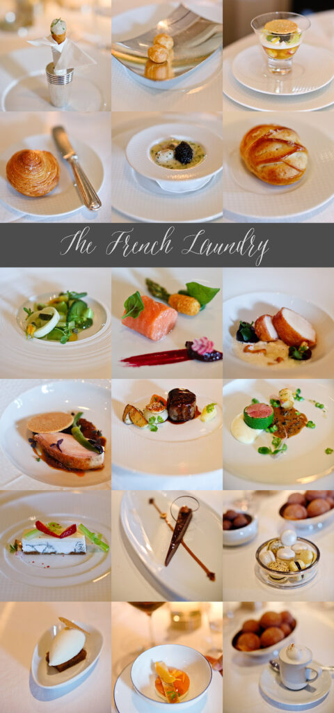 The French Laundry Restaurant Menu for the Day.