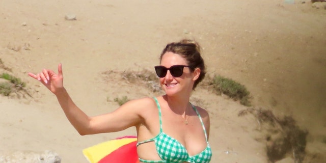 Shailene Woodley, Rodgers' fiance, was seen chatting  with surfers during a beach outing in Malibu in late September.