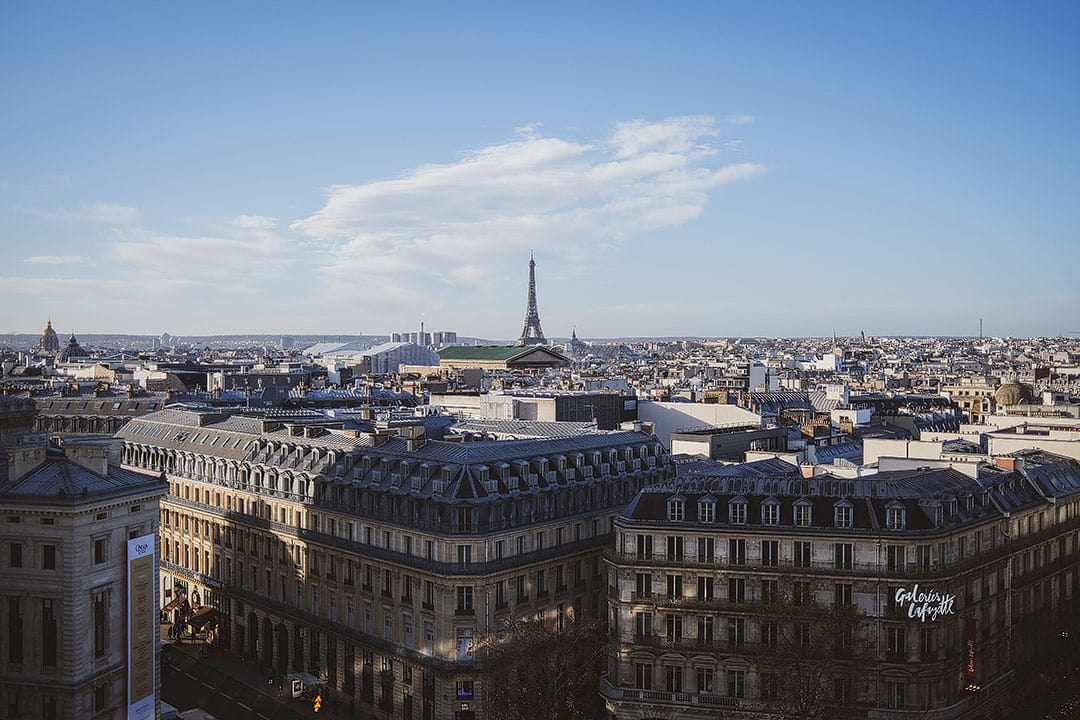 galeries lafayette rooftop view