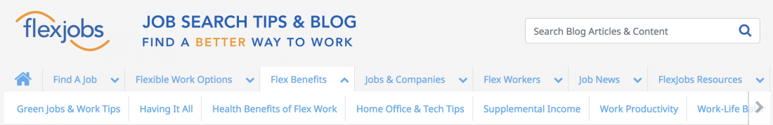 working with flexjobs review of the company
