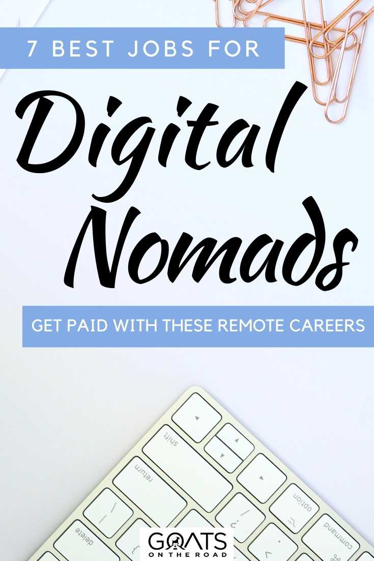 “7 Best Jobs For Digital Nomads