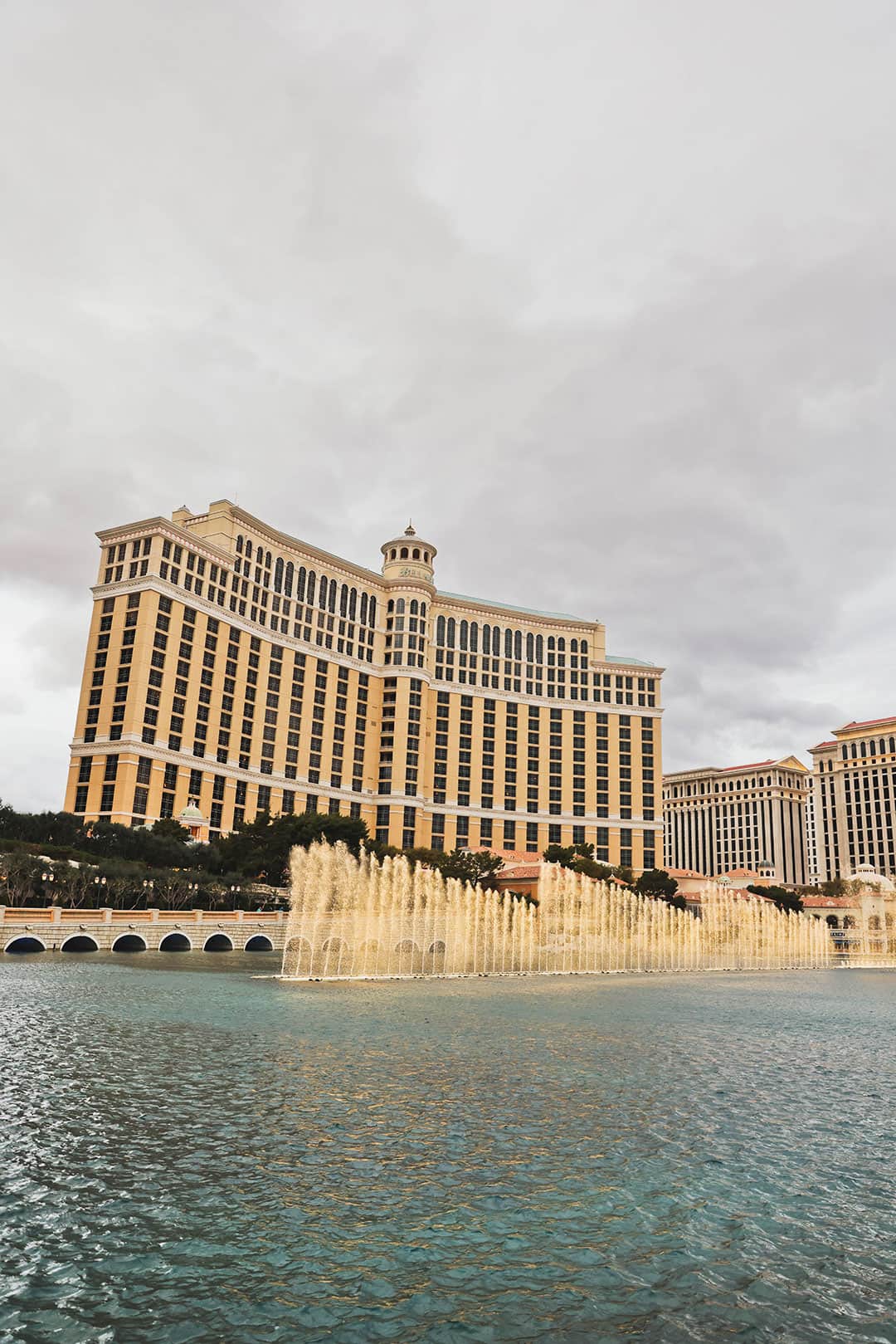 the bellagio fountains + best things to do in vegas in january