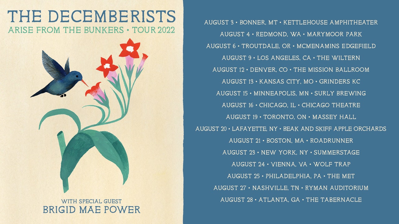 The Decemberists’ Summer 2022 Tour