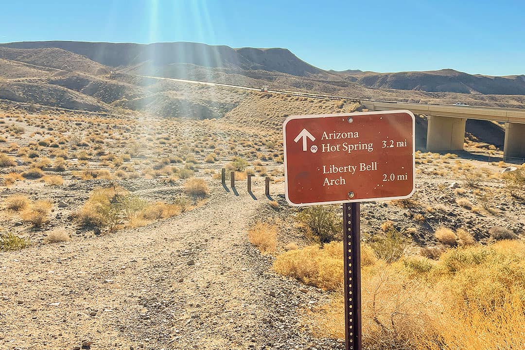 arizona hot springs trailhead